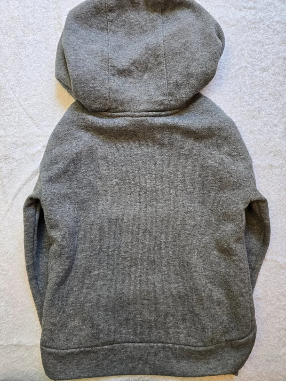 Nike Girl's Club Fleece Hi Low Pullover & Pink Long Sleeve Heart T-Shirt Bundle